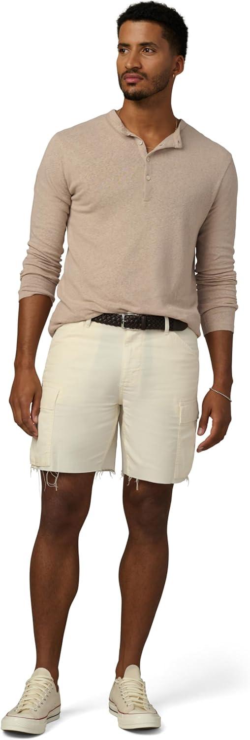 image:imageJoes Jeans Mens Long Sleeve Henley ShirtPlaza Taupe