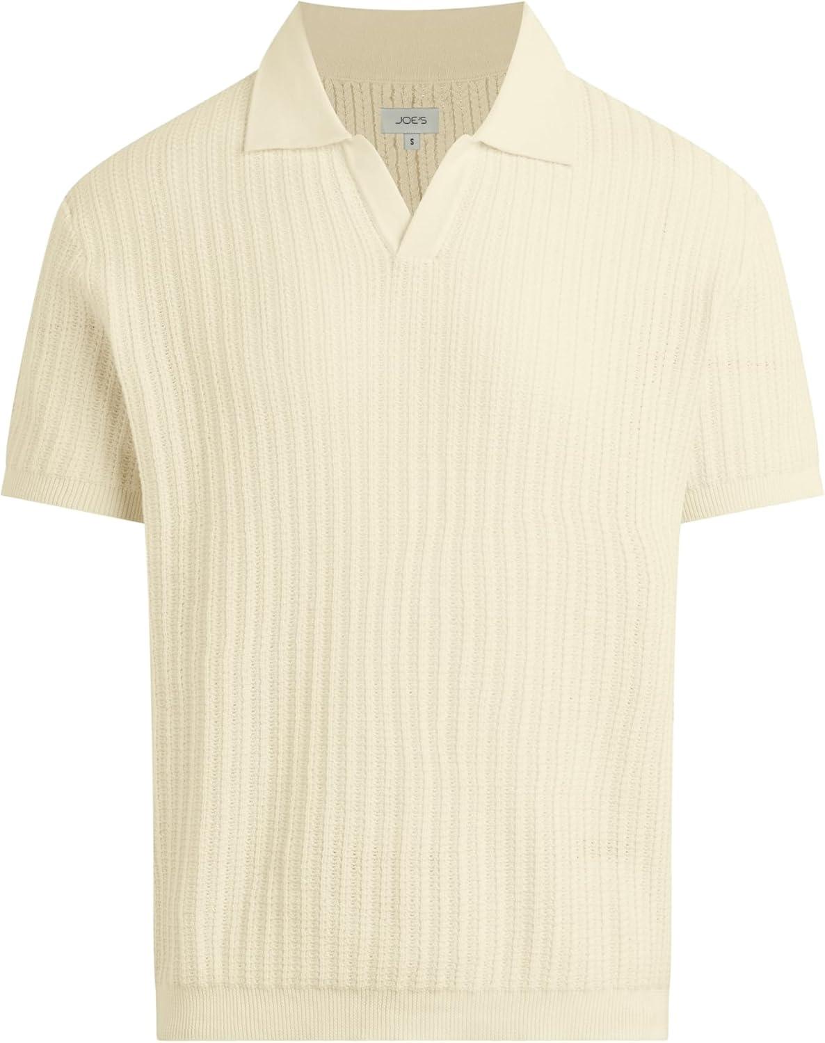 image:imageJoes Mens Textured Sweater PoloSea Salt