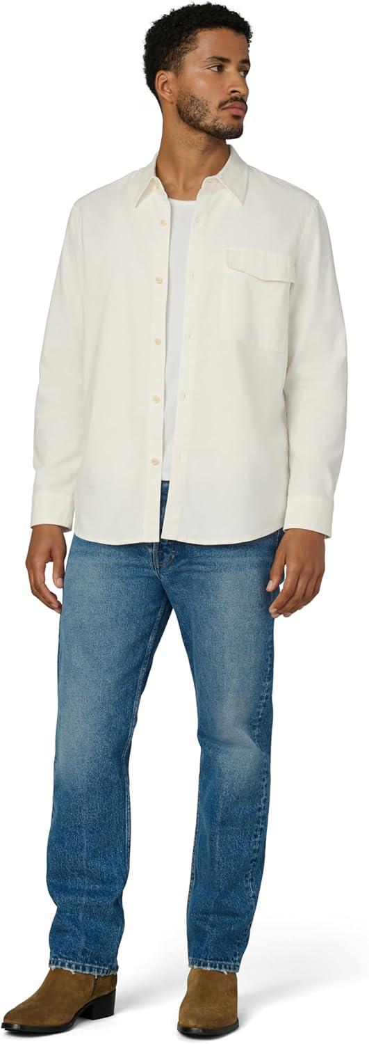 image:imageJoes Mens The Reynolds Workwear Shirt Long Sleeve Pocket Button DownCoconut Milk
