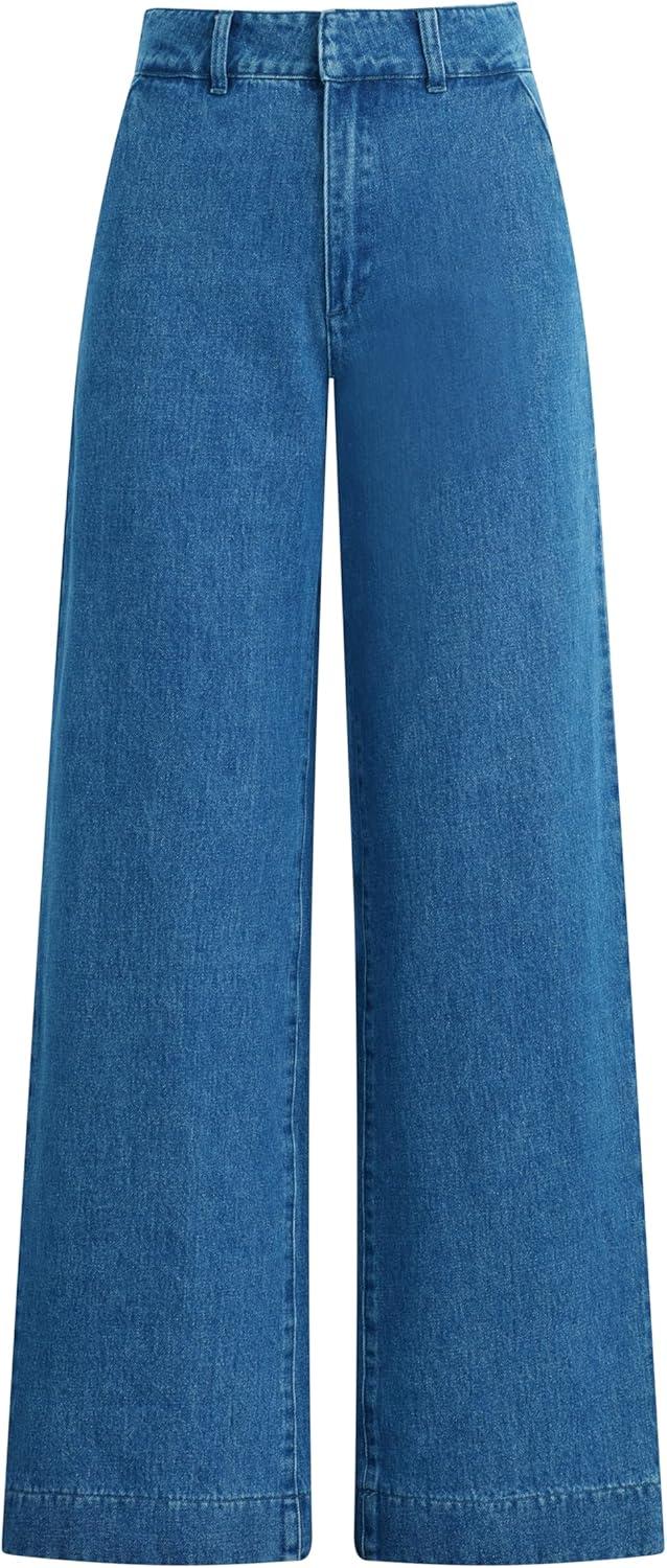 image:imageJoes Womens The Holly High Rise Wide Leg Denim TrouserFine