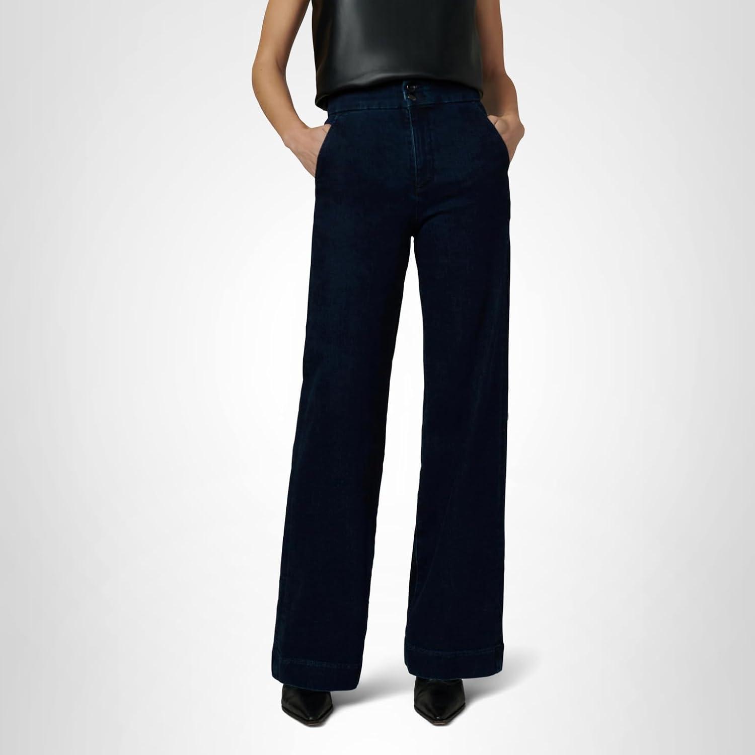image:imageJoes Womens The Mason High Rise Wide Leg Denim TrouserRinse