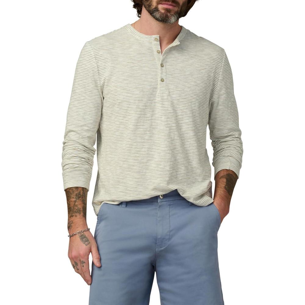 image:imageJoes Jeans Mens Long Sleeve Henley ShirtSeagrass