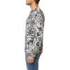 Joe’s Jeans Mens Crewneck Knit Pullover Sweater(Jungle Print)