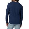 Joe’s Jeans Mens Long Sleeve Henley Shirt(Dress Blues)