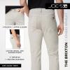 Joe’s Mens Brixton Non-Denim Straight and Narrow Leg Twill Pant(Khaki Wheat)