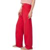 Joe’s Womens The Ryan Relaxed Low Rise Straight Leg Draw Cord Denim Pant(Cherry Red)