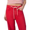 Joe’s Womens The Ryan Relaxed Low Rise Straight Leg Draw Cord Denim Pant(Cherry Red)