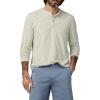 Joe’s Jeans Mens Long Sleeve Henley Shirt(Seagrass)