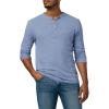 Joe’s Jeans Mens Long Sleeve Henley Shirt(Troposphere)