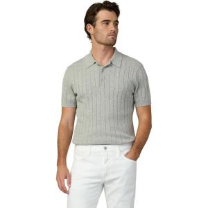 Joe’s Jeans Mens Guy Polo Sweater(Heather Grey)