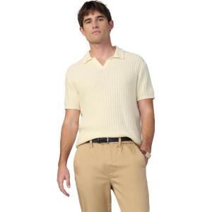 Joe’s Mens Textured Sweater Polo(Sea Salt)