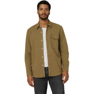 Joe’s Mens The Reynolds Workwear Shirt Long Sleeve Pocket Button Down(Cumin)