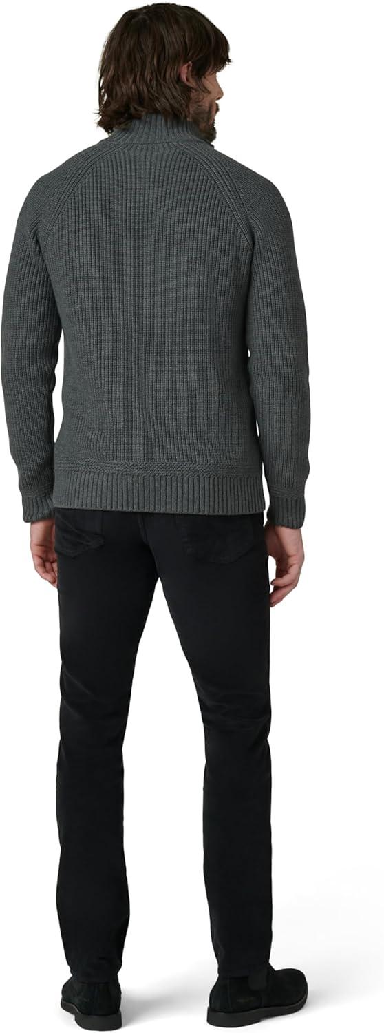 image:imageJoes Jeans Mens Archie High Neck Quarter Zip SweaterCharcoal