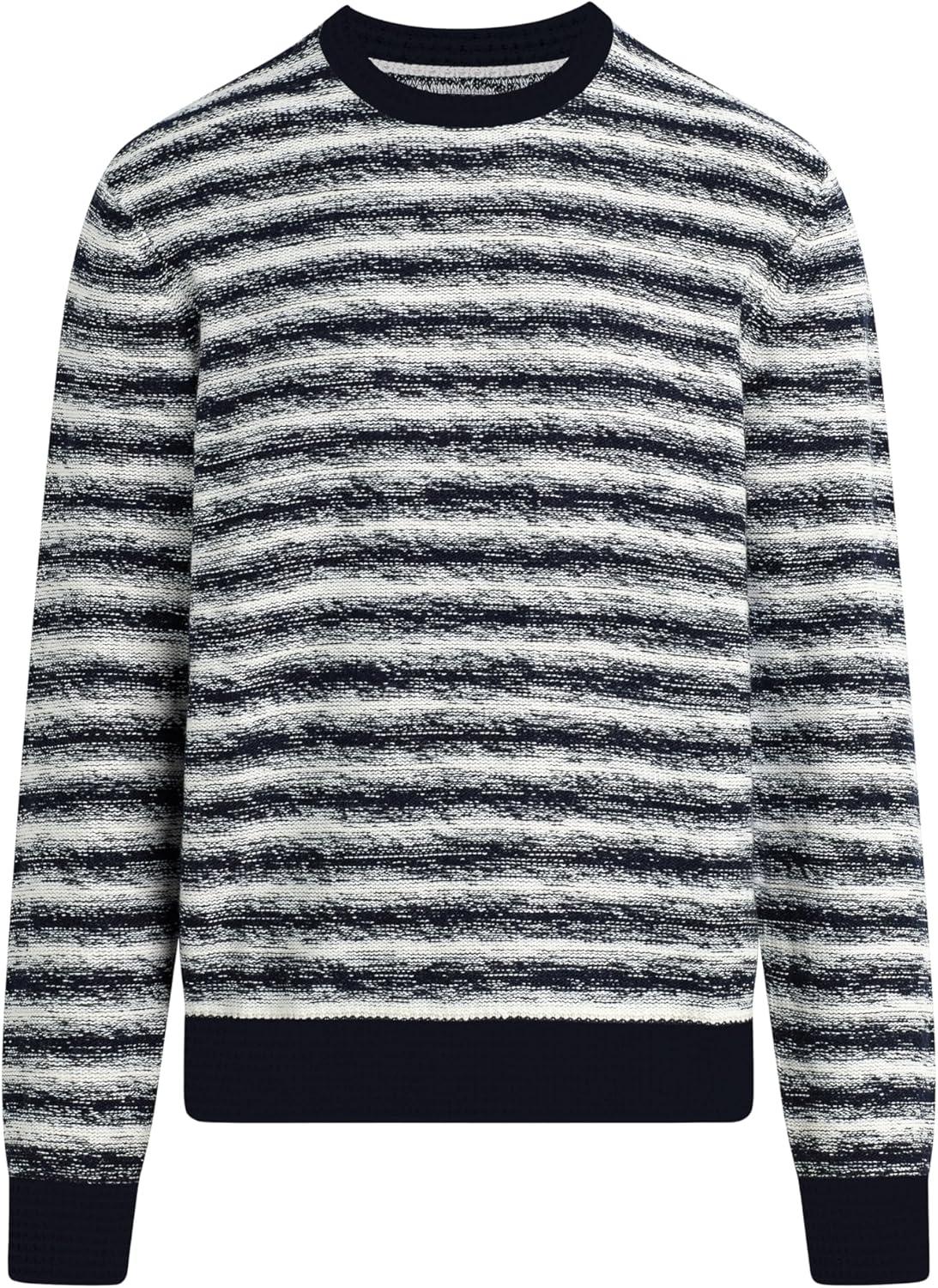 image:imageJoes Mens Crewneck Knit Pullover SweaterOmbre Stripe