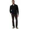 Joe’s Jeans Mens Archie High Neck Quarter Zip Sweater(Black)