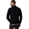 Joe’s Jeans Mens Archie High Neck Quarter Zip Sweater(Black)