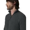 Joe’s Jeans Mens Archie High Neck Quarter Zip Sweater(Charcoal)