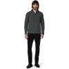 Joe’s Jeans Mens Archie High Neck Quarter Zip Sweater(Charcoal)