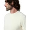 Joe’s Mens Crewneck Knit Pullover Sweater(White Ribbed Knit)