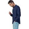 Joe’s Mens Jakob Linen Shirt(True Navy)