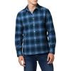 Joe’s Jeans Mens Boucle Flannel Shirt(Ombre Blue Plaid)