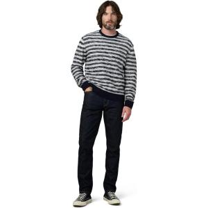 Joe’s Mens Crewneck Knit Pullover Sweater(Ombre Stripe)