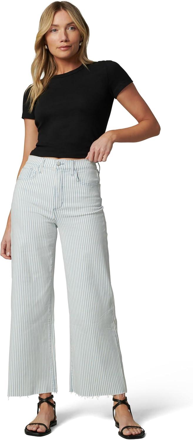 image:imageJoes Womens The Mia High Rise Wide Leg Ankle JeansRail Road Stripe