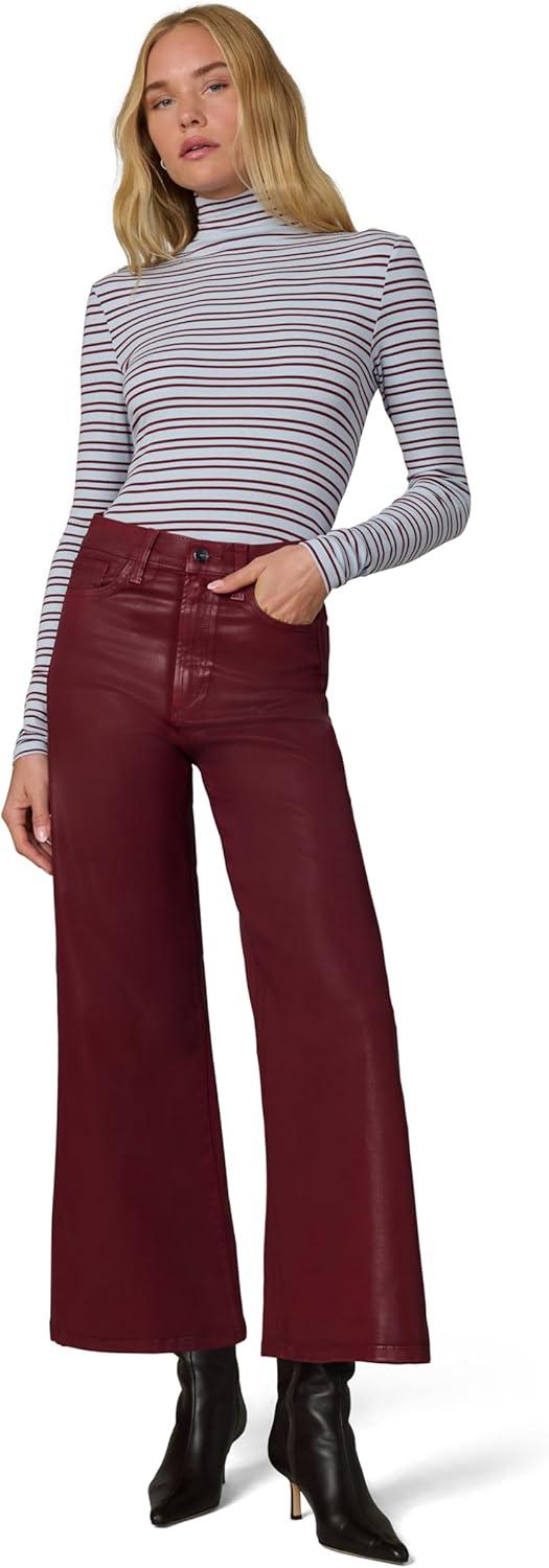 image:imageJoes Womens The Mia High Rise Wide Leg Ankle JeansSyrah