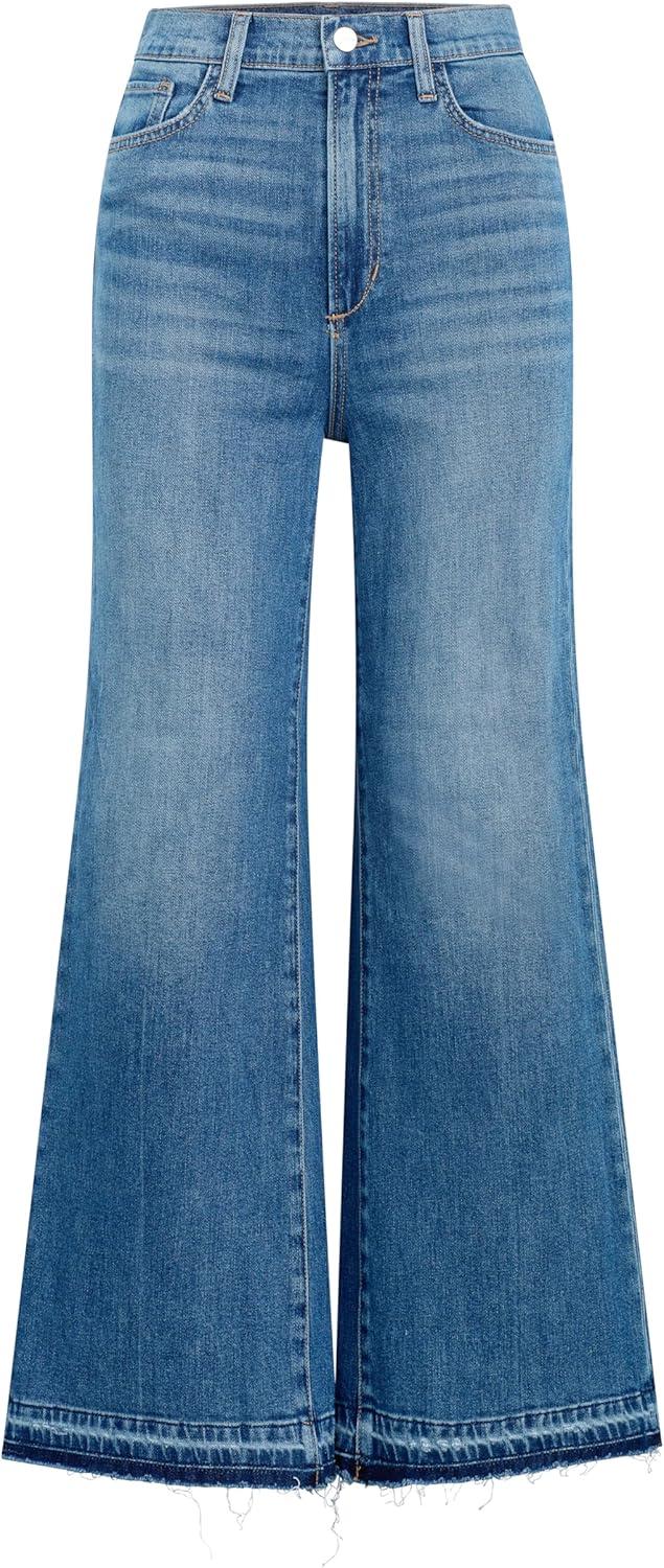 image:imageJoes Womens The Mia High Rise Wide Leg Ankle JeansWell Done Raw Hem