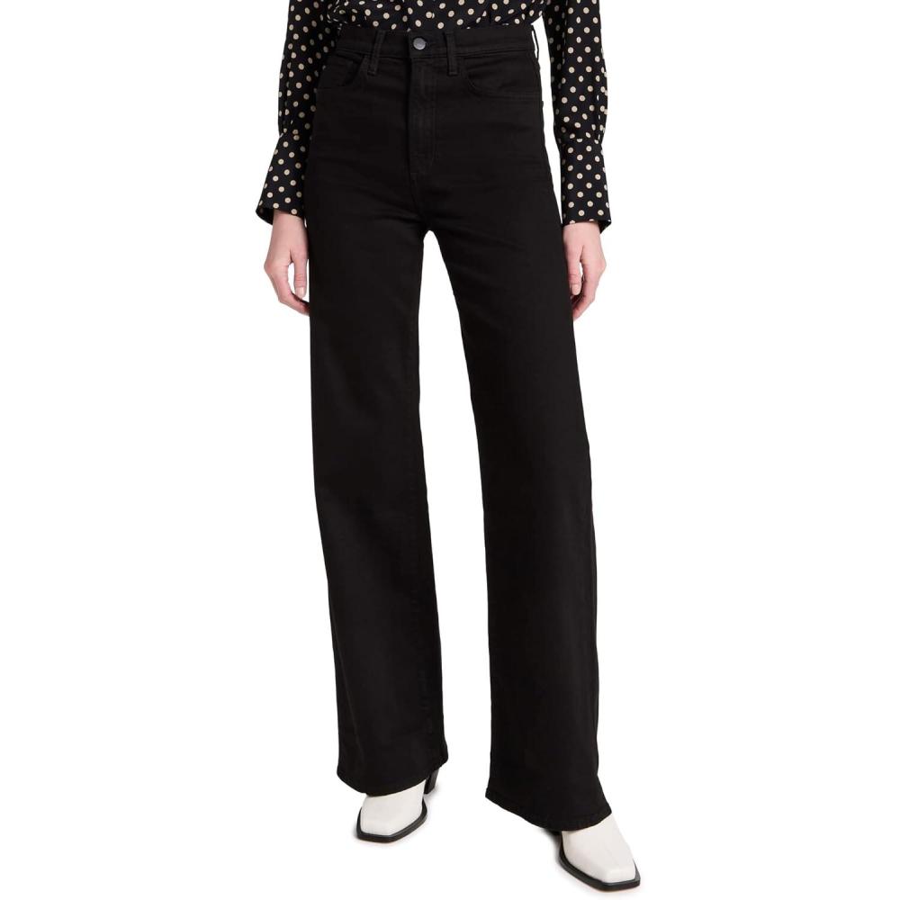 image:imageJoes Womens The Mia High Rise Wide Leg Ankle JeansBlack