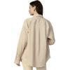 JOE’S JEANS Women’s The Boyfriend Button Down Shirt(Almond/Blue/White)