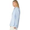 JOE’S JEANS Women’s The Boyfriend Button Down Shirt(Blue and White Stripe)