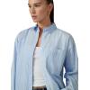 JOE’S JEANS Women’s The Boyfriend Button Down Shirt(Blue/White Stripe)