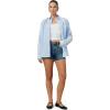JOE’S JEANS Women’s The Boyfriend Button Down Shirt(Blue/White Stripe)