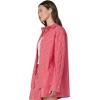 JOE’S JEANS Women’s The Boyfriend Button Down Shirt(Cherry Red and White Stripe)