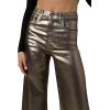 Joe’s Women’s The Mia High Rise Wide Leg Ankle Jeans(Gilded Night Foil)