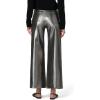 Joe’s Women’s The Mia High Rise Wide Leg Ankle Jeans(Pewter Foil)