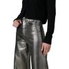 Joe’s Women’s The Mia High Rise Wide Leg Ankle Jeans(Pewter Foil)