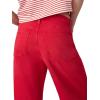 Joe’s Women’s The Ryan Relaxed Low Rise Straight Leg Draw Cord Denim Pant(Cherry Red)