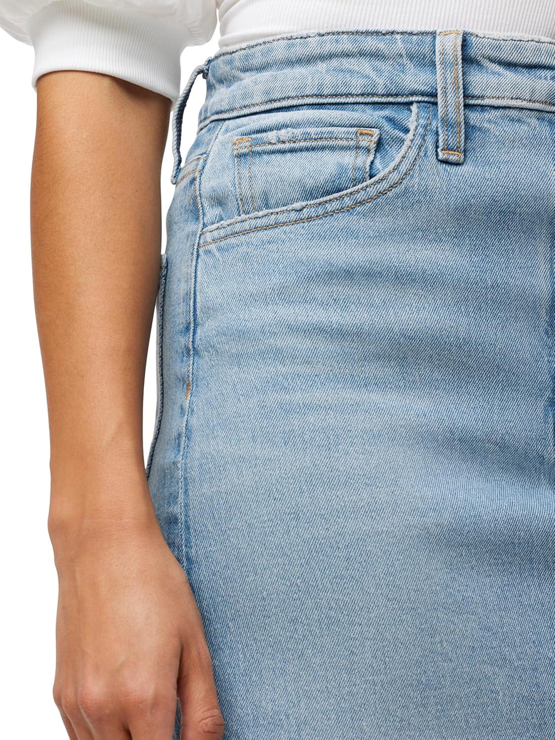 image:imageJoes Jeans Womens The Eva High Rise Maxi Denim Skirt with Front Slit Pazazz 28