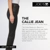 JOE’S JEANS Women’s The Callie Coated Jeans(Black)