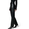 Joe’s Jeans Baby Boys’ The Margot High Rise Straight Leg Jean(Black Vegan Leather)