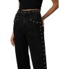 Joe’s Jeans Baby Boys’ The Margot High Rise Straight Leg Jean(Studded Chic Shadow)