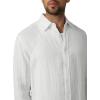 Joe’s Men’s Cedric Double Weave Shirt(Optic White)