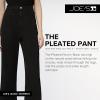 Joe’s Women’s The Pleated Wide Leg Ankle(Black)