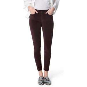 Joe’s Womens Charlie Ankle Exposed Button Fly(Aubergine)