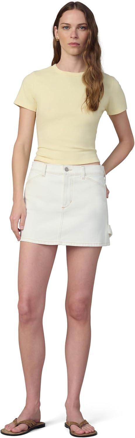 image:imageJOES JEANS Womens The Carpenter Mini SkirtMilk