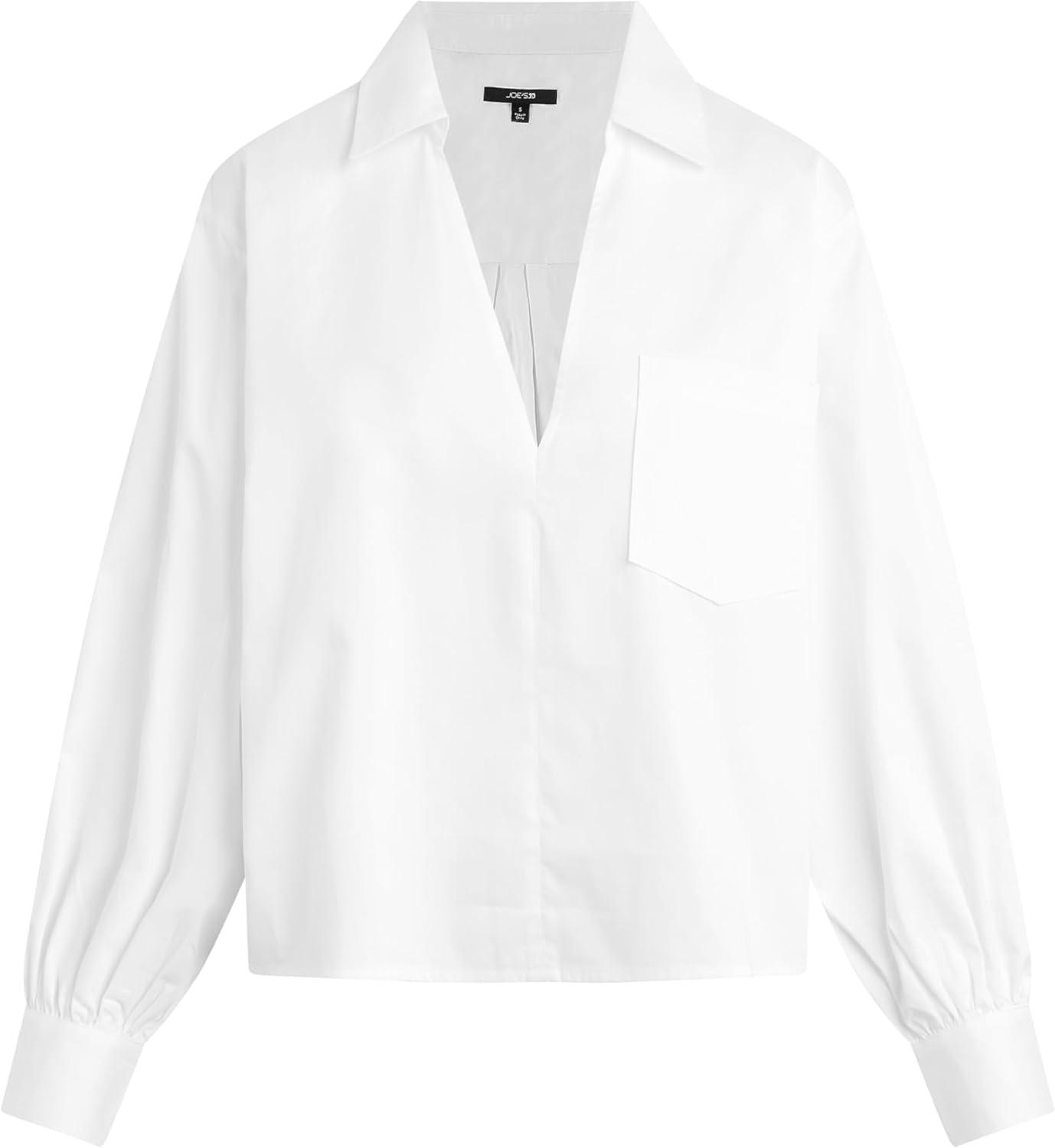 image:imageJoes Womens The Charlotte Popover VNeck BlouseWhite