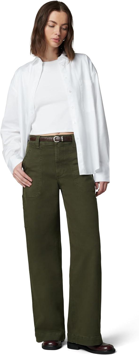 image:imageJoes Womens The Chloe High Rise Utility Wide Leg PantForest Night