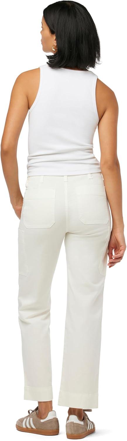image:imageJoes Womens The Utility High Rise Straight Leg Denim PantMilk